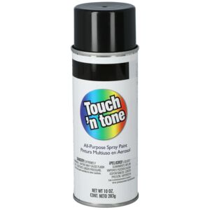 Rust-Oleum Touch 'n Tone All-Purpose Spray Paint Black 10oz Rust-Oleum Touch 'n Tone All-Purpose Spray Paint Black 10oz